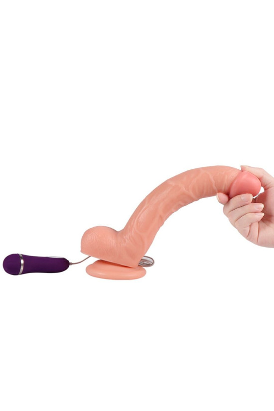 SHEQU - DILDO VIBRANTE OPTIMUS CON TELECOMANDO 28 CM