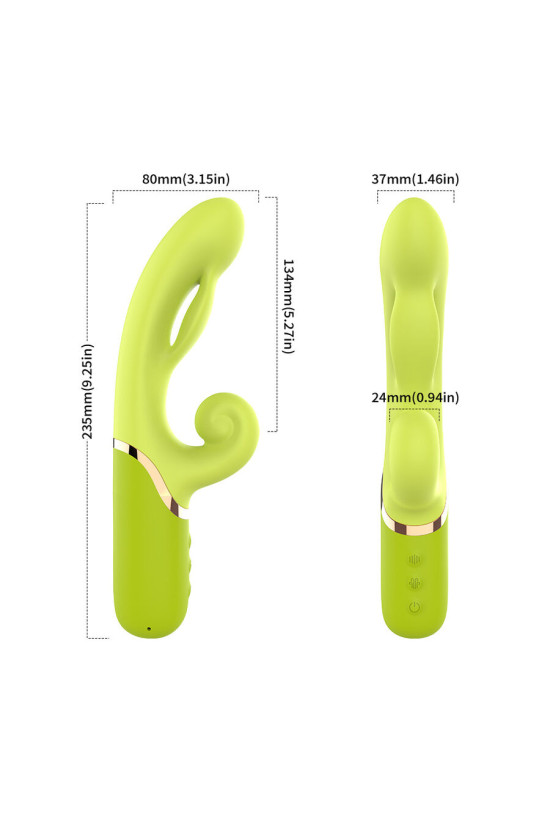 ARMONY - GONFIATORE PUNTO A PER STIMOLATORE VIBRATORE VERDE