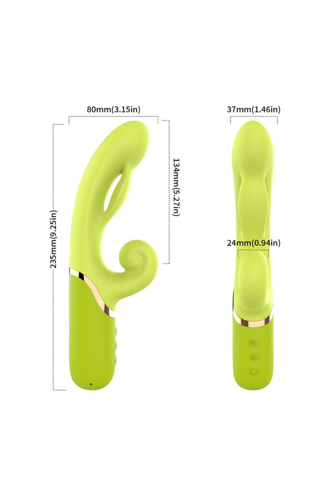 ARMONY - GONFIATORE PUNTO A PER STIMOLATORE VIBRATORE VERDE