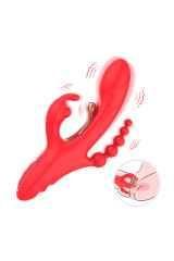 ARMONY - VIBRATORE STIMOLATORE PUNTO G E CLITORIDE ROSSO