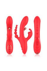 ARMONY - VIBRATORE STIMOLATORE PUNTO G E CLITORIDE ROSSO