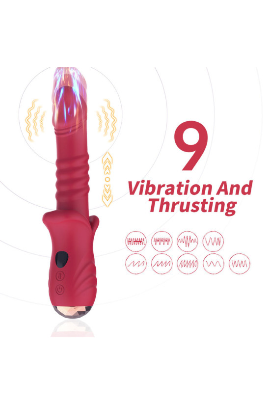 ARMONY - POINT A DILDO VIBRATORE STIMOLANTE ROSSO