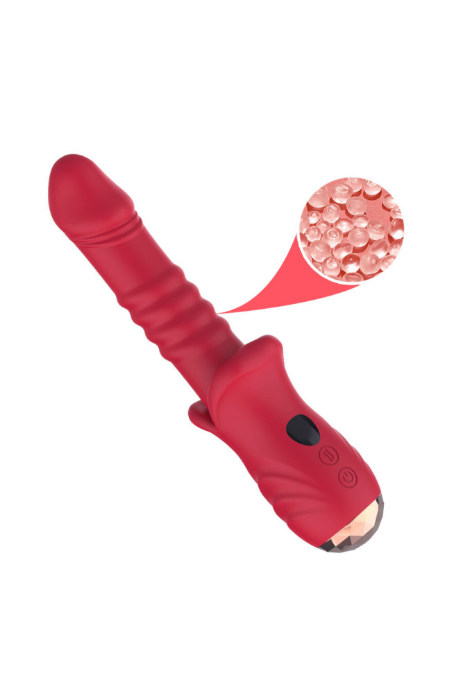 ARMONY - POINT A DILDO VIBRATORE STIMOLANTE ROSSO