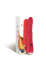 ARMONY - DILDO VIBRATORE STIMOLATORE PUNTO A TERMOREGOLABILE ROSSO