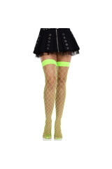 LEG AVENUE - COLLANT A RETE LARGA VERDE NEON