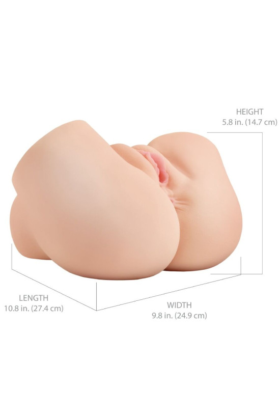 PDX ELITE - BACK THAT ASS UP MASTURBATORE REALISTICO VIBRANTE PER VAGINA E ANO