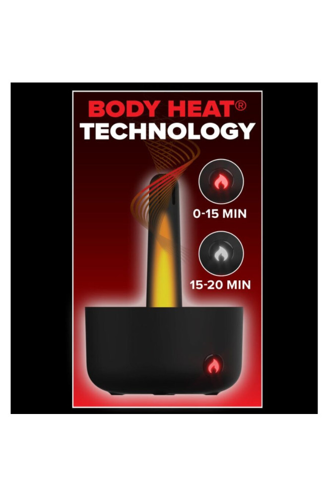 PDX ELITE - MASTURBATORE AUTOMATICO MILK ME HOTTER CON VIBRAZIONE A SPINTA E EFFETTO CALORE