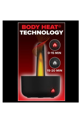 PDX ELITE - MASTURBATORE AUTOMATICO MILK ME HOTTER CON VIBRAZIONE A SPINTA E EFFETTO CALORE