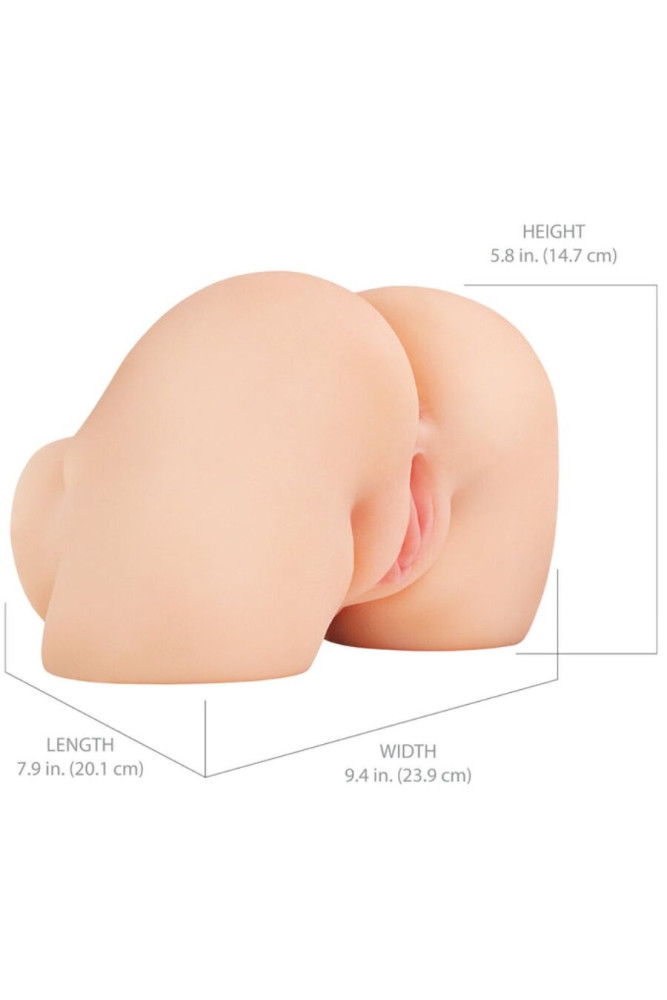 PDX ELITE - SHAKETHAT ASS MASTURBATORE REALISTICO PER VAGINA E ANO CON VIBRAZIONE