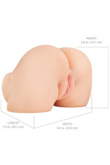 PDX ELITE - SHAKETHAT ASS MASTURBATORE REALISTICO PER VAGINA E ANO CON VIBRAZIONE