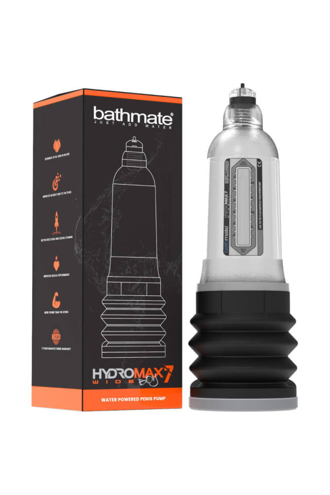 BATHMATE - HYDROMAX 7 WIDE BOY X30 TRASPARENTE