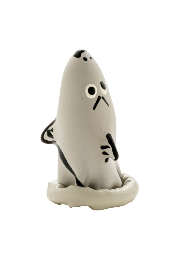 CONDOMERIE - PRESERVATIVI NOVITÀ DIPINTI A MANO MODELLO SHARK 1