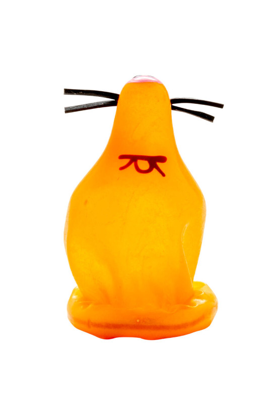 CONDOMERIE - PRESERVATIVI NOVITÀ DIPINTI A MANO FOX INCOLLATI