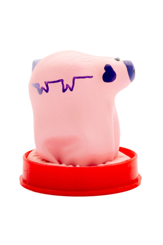 CONDOMERIE - PRESERVATIVI NOVITÀ DIPINTI A MANO PICCOLO MAIALINO