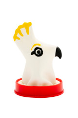 CONDOMERIE - PRESERVATIVI NOVITÀ DIPINTI A MANO PAPPAGALLO BIANCO