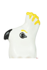 CONDOMERIE - PRESERVATIVI NOVITÀ DIPINTI A MANO PAPPAGALLO BIANCO