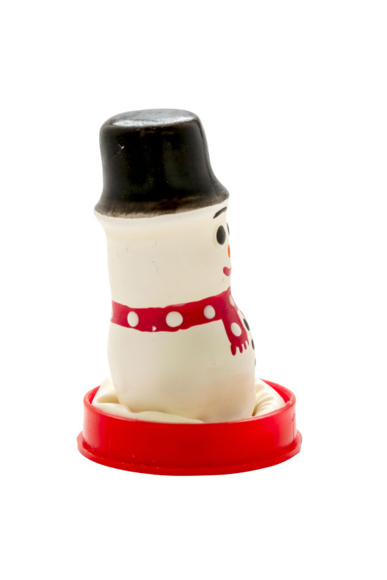 CONDOMERIE - PRESERVATIVI NOVITÀ DIPINTI A MANO PUPAZZO DI NEVE