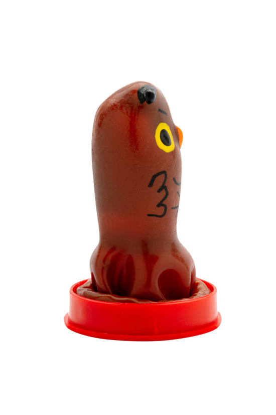 CONDOMERIE - PRESERVATIVI NOVITÀ DIPINTI A MANO GUFO