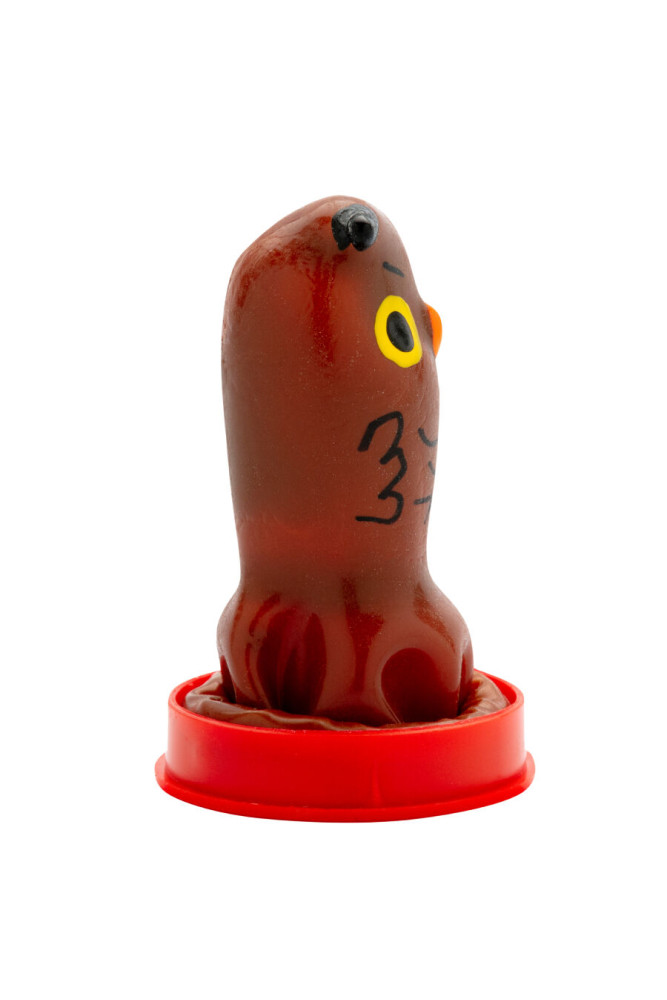 CONDOMERIE - PRESERVATIVI NOVITÀ DIPINTI A MANO GUFO