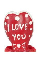 CONDOMERIE - PRESERVATIVI NOVITÀ DIPINTI A MANO CUORE - MODELLO I LOVE YOU 1