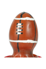CONDOMERIE - PRESERVATIVI NOVITÀ DIPINTI A MANO PALLONE DA RUGBY