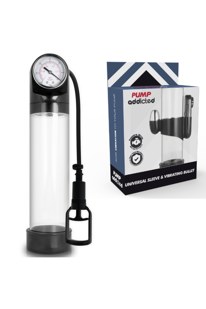 PUMP ADDICTED - VIBRATORE TRASPARENTE RX9