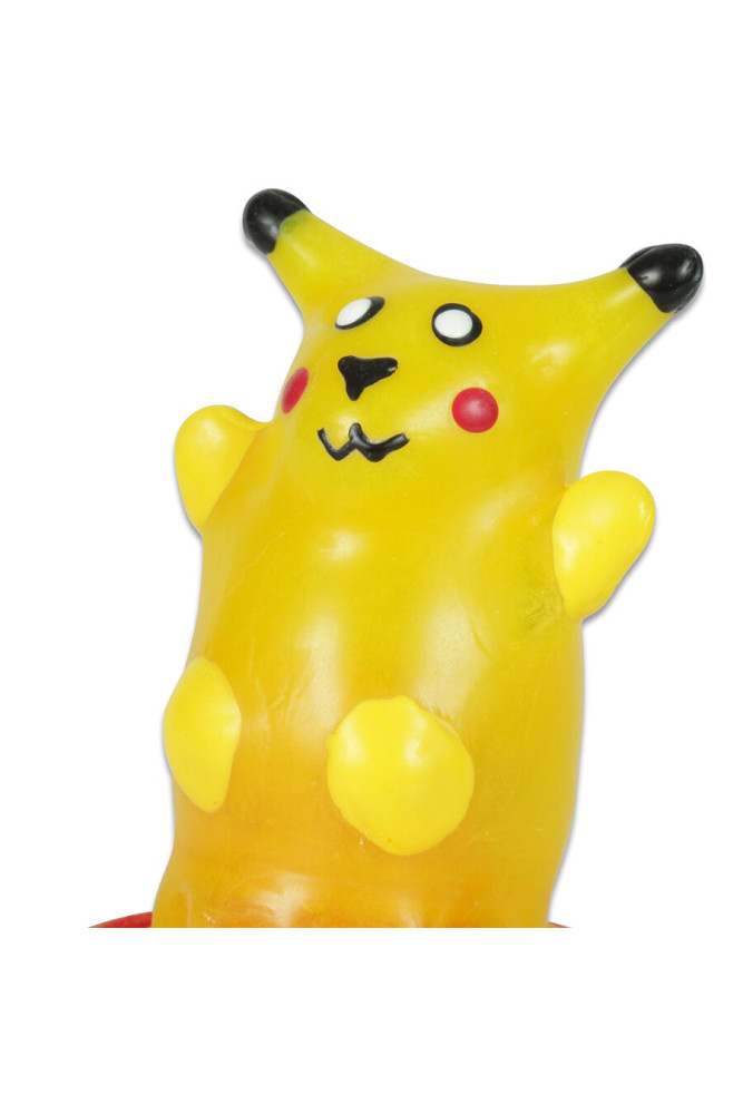 CONDOMERIE - PRESERVATIVI NOVITÀ DIPINTI A MANO GIALLO TOPO