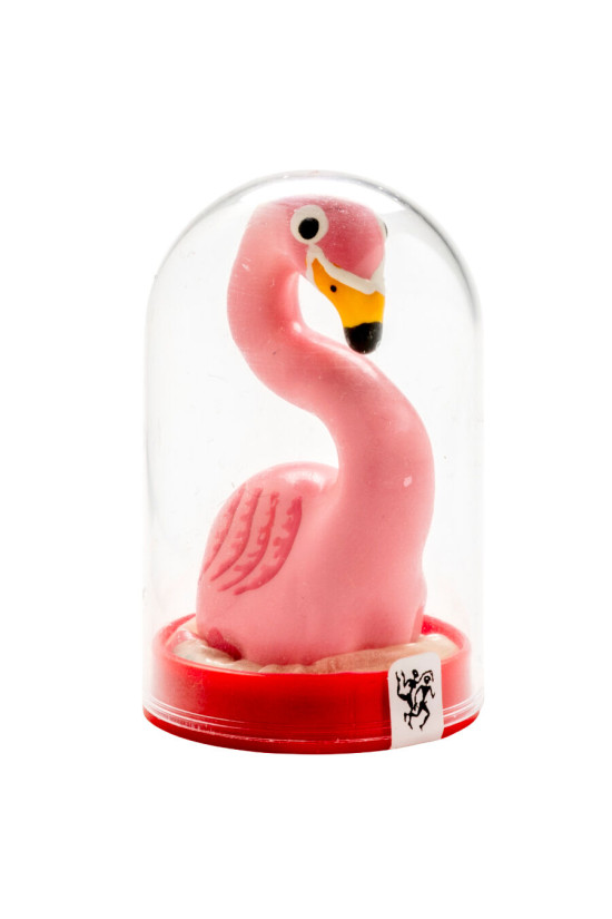 CONDOMERIE - PRESERVATIVI NOVITÀ DIPINTI A MANO ROSA FENICOTTERO