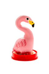 CONDOMERIE - PRESERVATIVI NOVITÀ DIPINTI A MANO ROSA FENICOTTERO