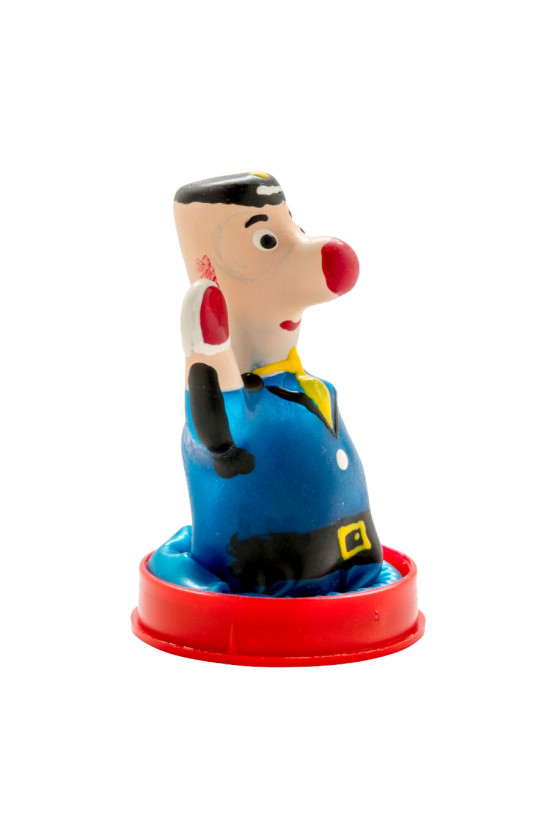 CONDOMERIE - PRESERVATIVI NOVITÀ DIPINTI A MANO POLIZIOTTO