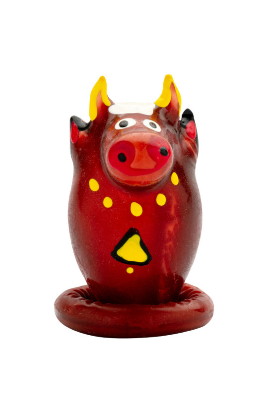 CONDOMERIE - PRESERVATIVI NOVITÀ DIPINTI A MANO MODELLO TORO 1