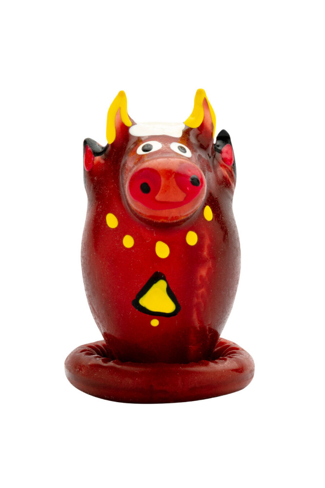 CONDOMERIE - PRESERVATIVI NOVITÀ DIPINTI A MANO MODELLO TORO 1
