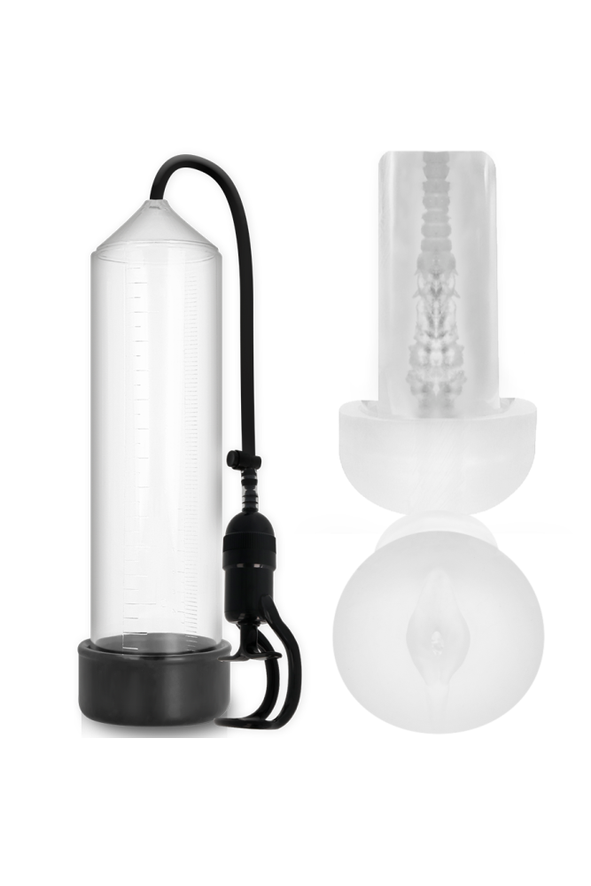 PUMP ADDICTED - RX5 TRASPARENTE CON MASTURBATORE