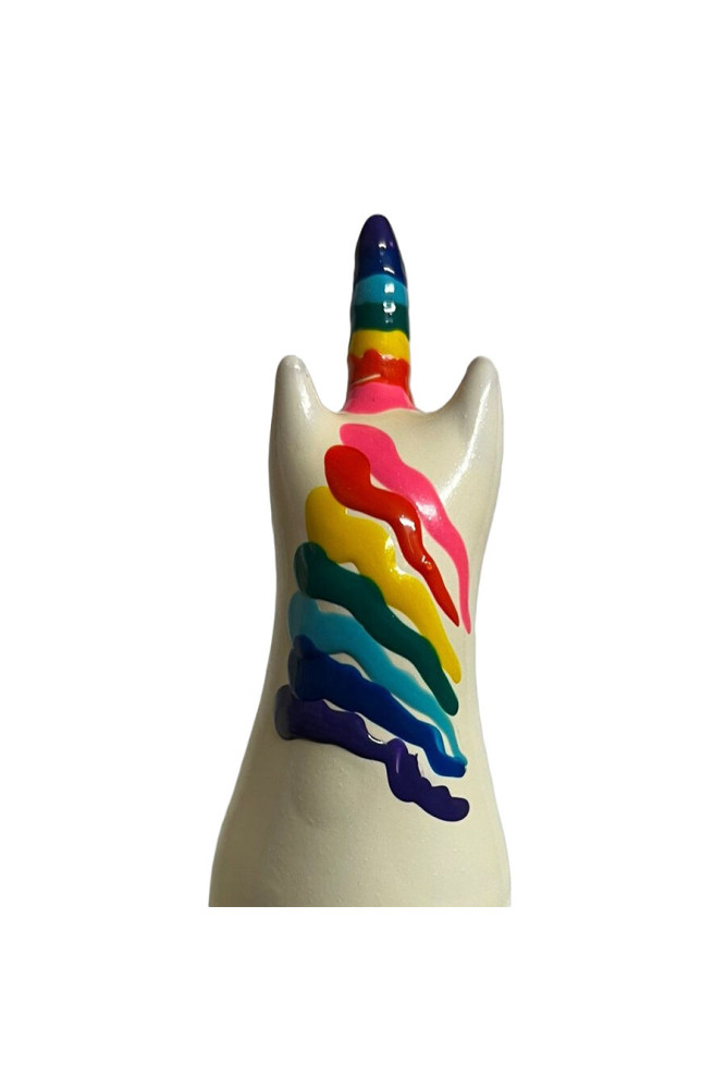 CONDOMERIE - PRESERVATIVI NOVITÀ DIPINTI A MANO UNICORNO ARCOBALENO