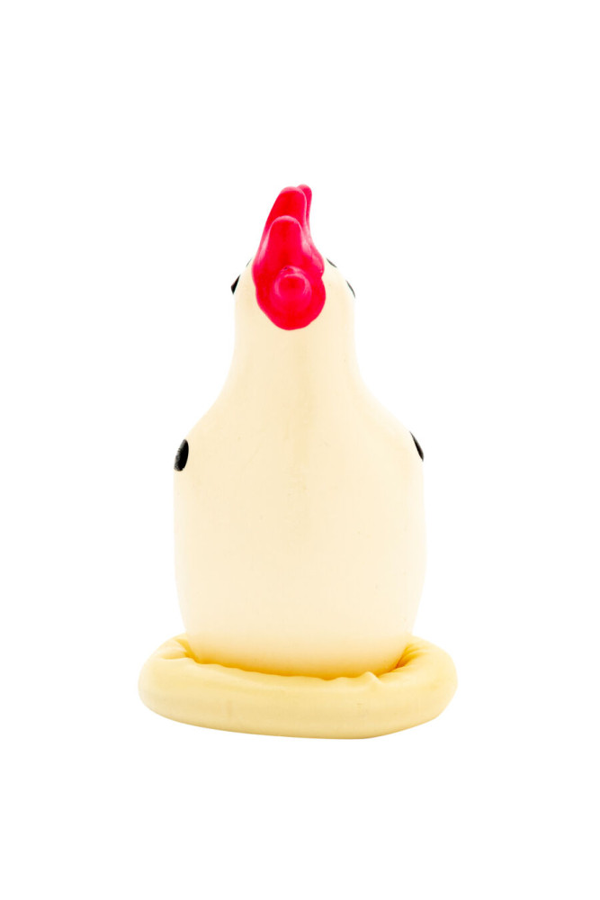 CONDOMERIE - PRESERVATIVI NOVITÀ DIPINTI A MANO COCKY ROOSTER