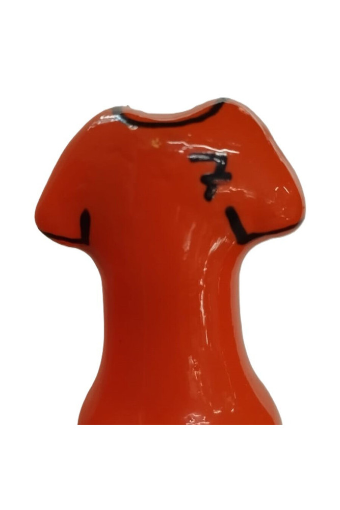 CONDOMERIE - PRESERVATIVI NOVITÀ DIPINTI A MANO MAGLIETTA ARANCIONE