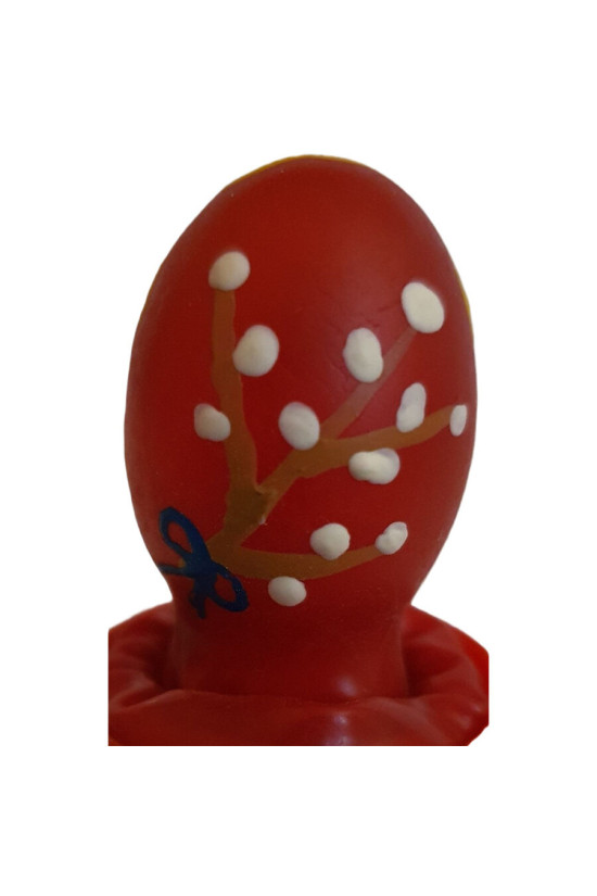 CONDOMERIE - PRESERVATIVI NOVITÀ DIPINTI A MANO ROSSO UOVO DI PASQUA