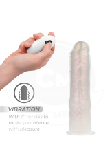 LUCI E VIBRAZIONE CON TELECOMANDO BIANCO 19