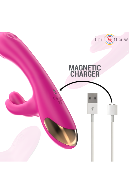 INTENSE - VIBRATORE MULTIFUNZIONE CONIGLIO BRITNEY 23 CM ROSA