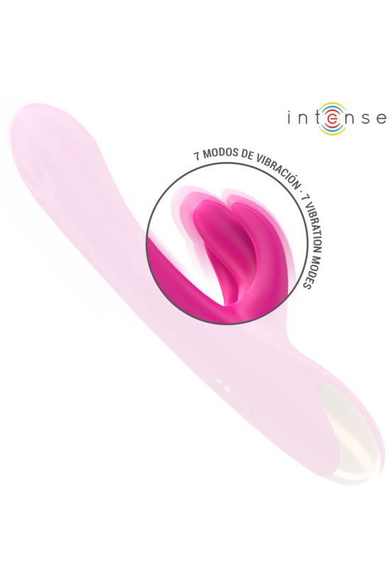 INTENSE - VIBRATORE MULTIFUNZIONE CONIGLIO BRITNEY 23 CM ROSA