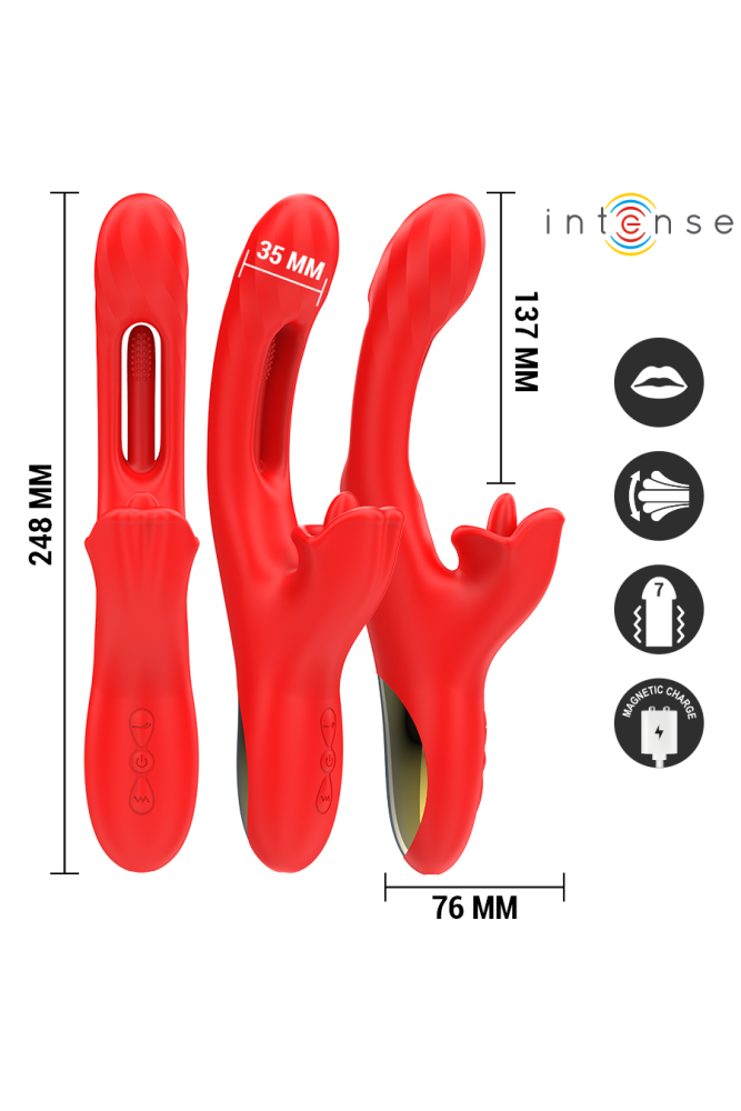 INTENSE - JESSICA VIBRATORE MULTIFUNZIONE STIMOLAZIONE CLITORIDE 24