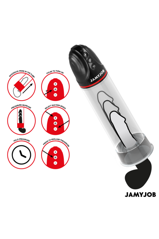 JAMYJOB - POMPA AUTOMATICA XPAND 3 LIVELLI DI ASPIRAZIONE GRIGIA