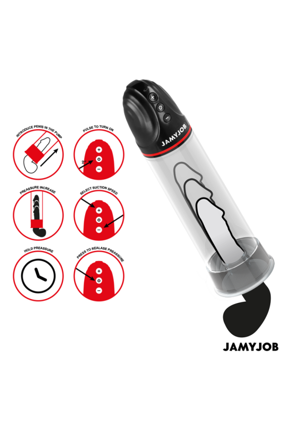 JAMYJOB - POMPA AUTOMATICA XPAND 3 LIVELLI DI ASPIRAZIONE GRIGIA