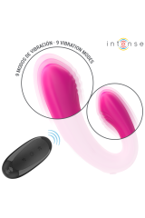 INTENSE - JANET DUAL STIMOLATORE E VIBRATORE A FORMA DI U CON TELECOMANDO ROSA