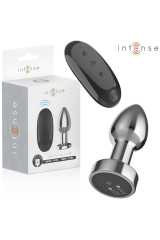 INTENSE - PLUG ANALE 10 VIBRAZIONI METALLO CON TELECOMANDO S