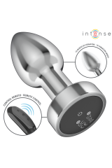 INTENSE - PLUG ANALE 10 VIBRAZIONI METALLO CON TELECOMANDO S