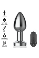 INTENSE - PLUG ANALE 10 VIBRAZIONI METALLO CON TELECOMANDO M