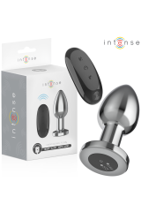 INTENSE - PLUG ANALE 10 VIBRAZIONI METALLO CON TELECOMANDO L