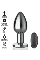 INTENSE - PLUG ANALE 10 VIBRAZIONI METALLO CON TELECOMANDO L