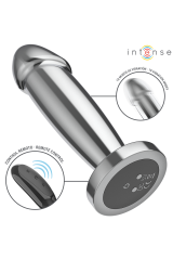 INTENSE - ANAL PLUG 10 VIBRAZIONI DILDO METALLO CON TELECOMANDO S